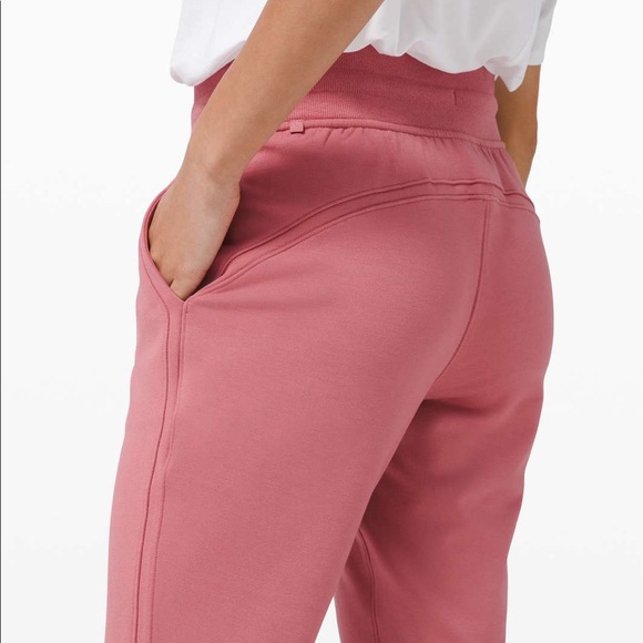 lululemon athletica Pants - Lululemon Warm Down High Rise Jogger - Brier Rose